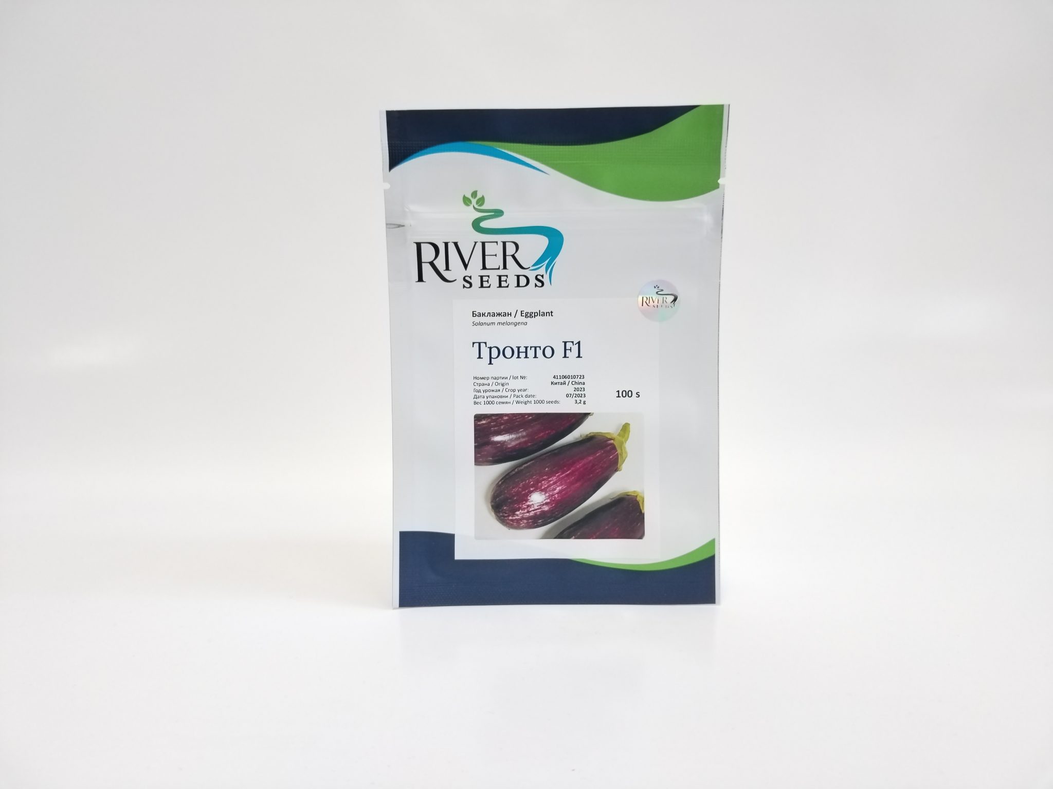 Семена баклажана тронто f1 - river seeds (риверсидс)